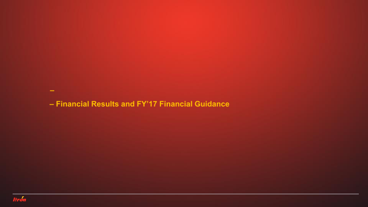 Itron Fourth Quarter 2016 Earnings Conference Call slide image #4