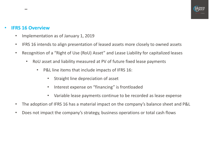 2019 First Quarter Results slide image #15