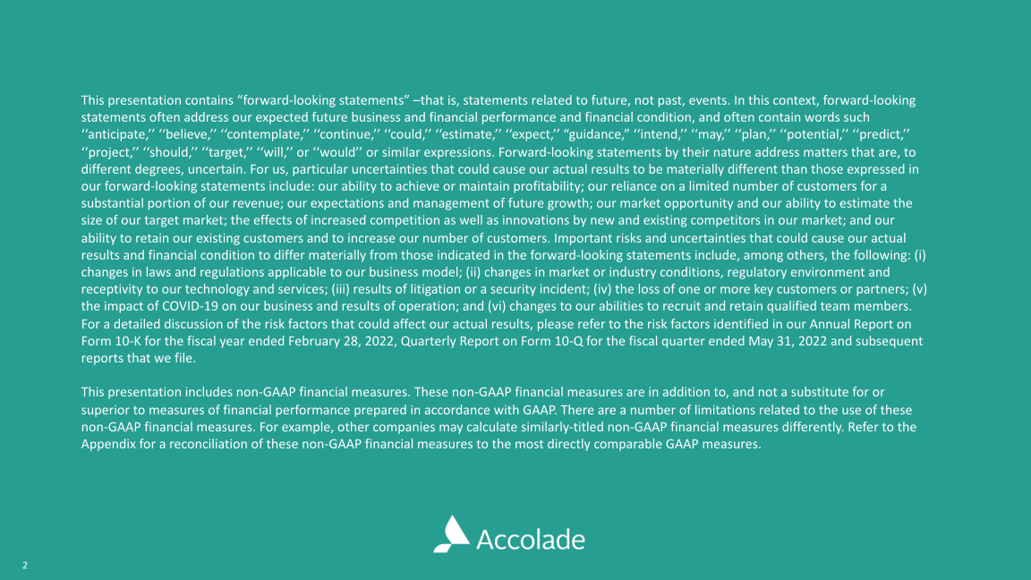 Accolade Inc. Investor Presentation slide image #3