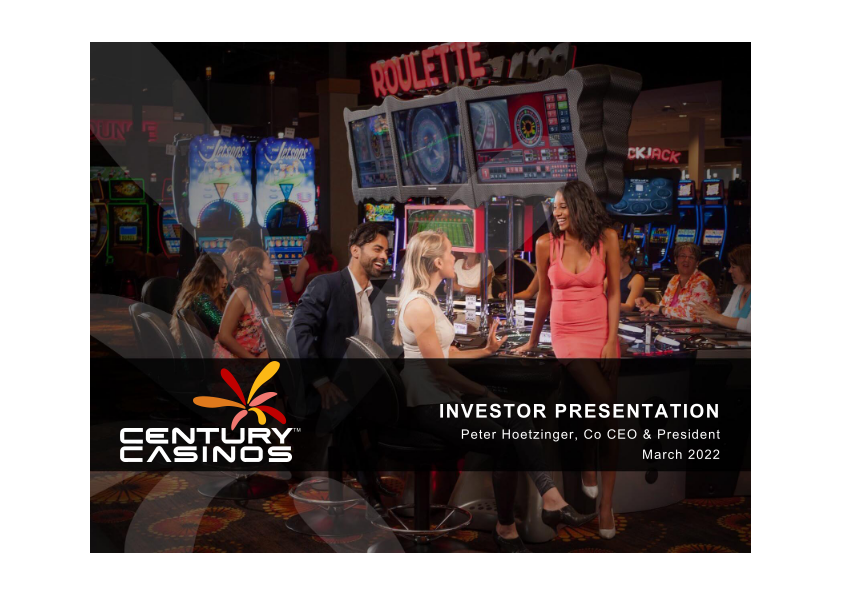 Century Casinos Investor Presentation image