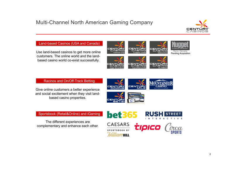 Century Casinos Investor Presentation slide image #4