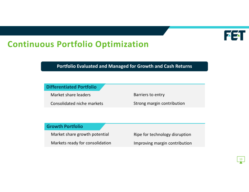 F.E.T Investor Presentation slide image #14