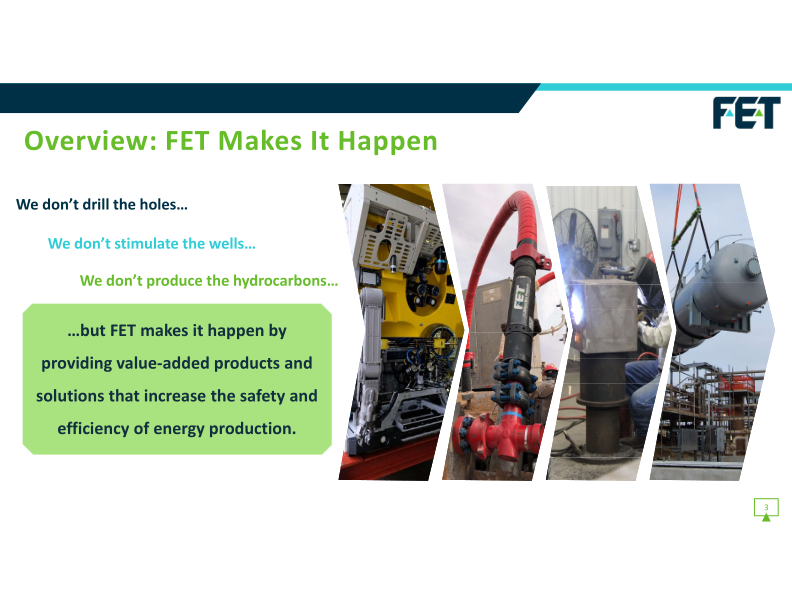 F.E.T Investor Presentation slide image #4