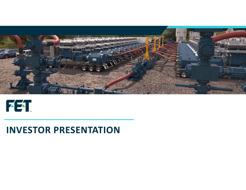 F.E.T Investor Presentation image