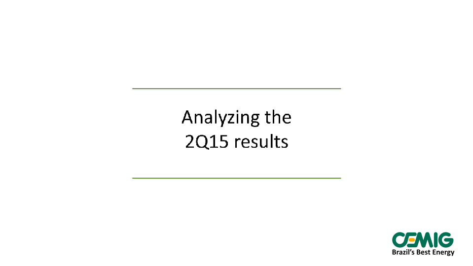 Cemig 2Q 2015 Results slide image #7