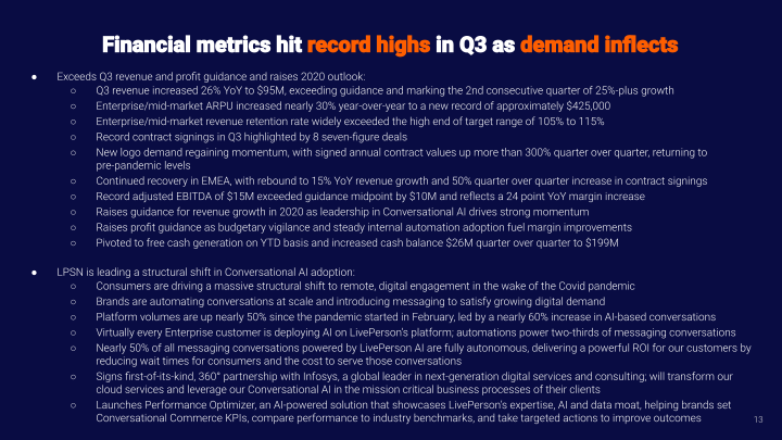 Third Quarter 2020 Earnings Call Supplemental Slides slide image