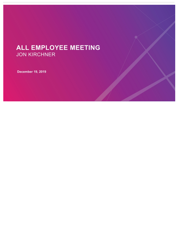 Xperi All Employee Meeting slide image #3