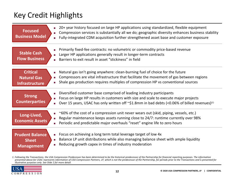 Usa Compression Partners, Lp J.P. Morgan High Yield and  Leveraged Finance Conference slide image #14