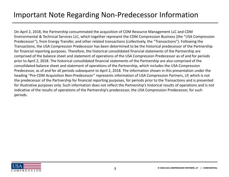 Usa Compression Partners, Lp J.P. Morgan High Yield and  Leveraged Finance Conference slide image #4