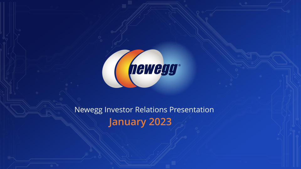 Newegg Investor Relations Presentation image