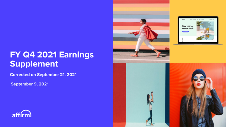 Fy Q4 2021 Earnings Supplement Corrected on September 21, 2021 image