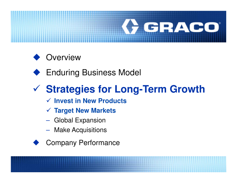 Graco Investor Presentation slide image #17