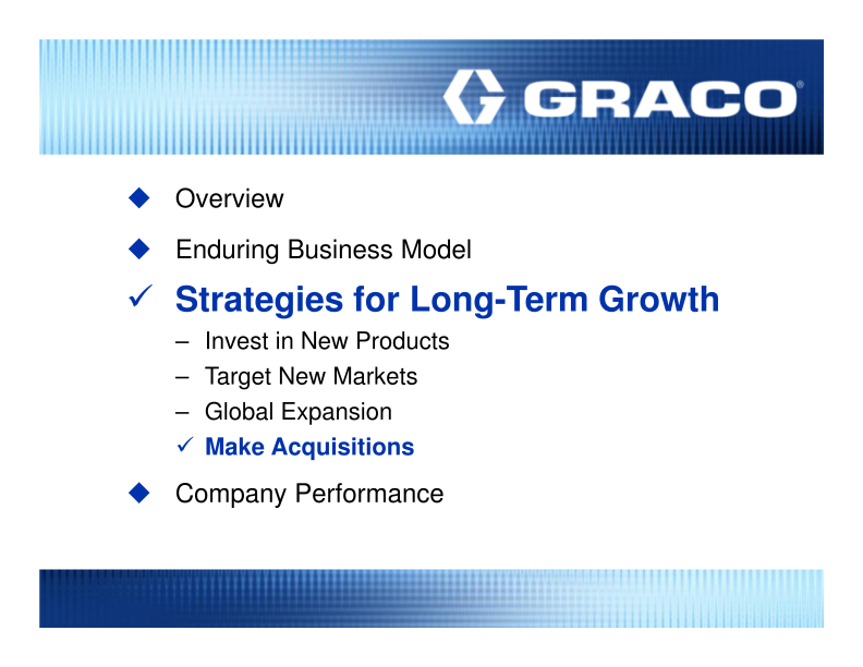 Graco Investor Presentation slide image #28