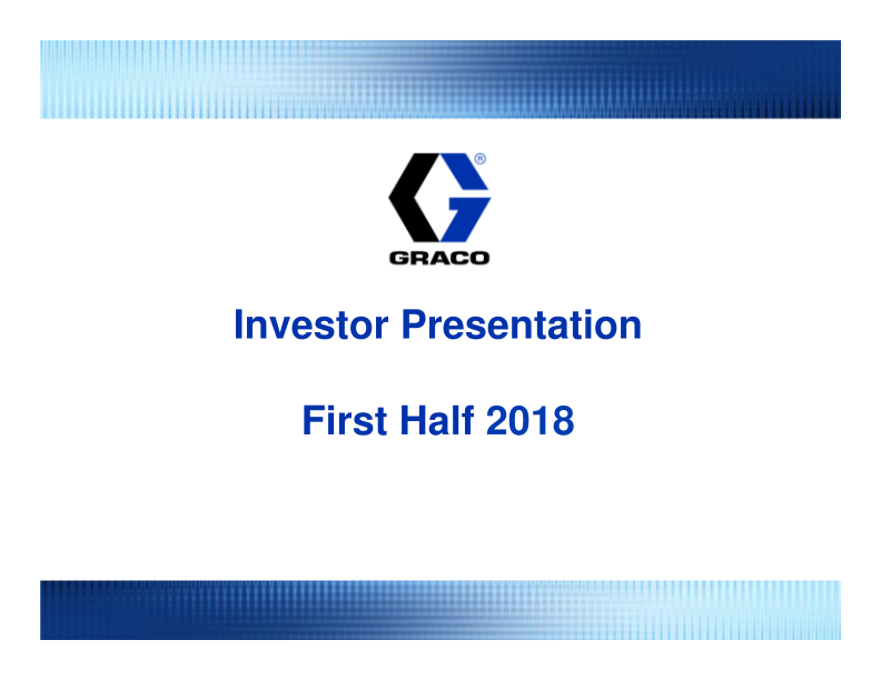 Graco Investor Presentation image