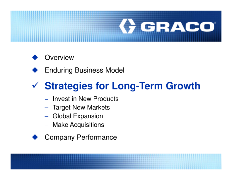 Graco Investor Presentation slide image #15