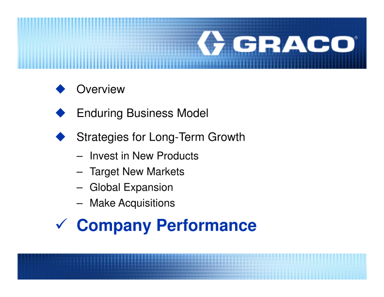 Graco Investor Presentation slide image #31