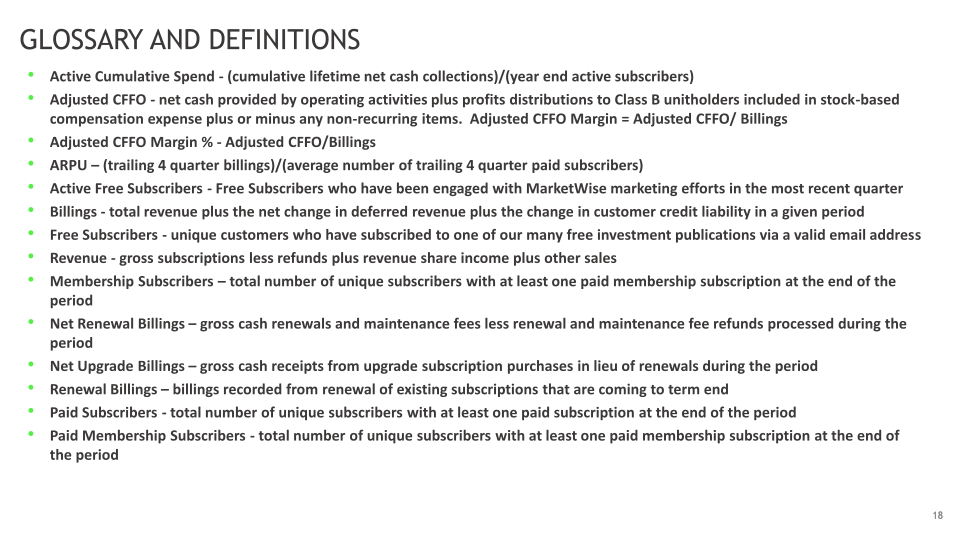 MarketWise Second Quarter 2023 Earnings Supplemental Presentation slide image #19