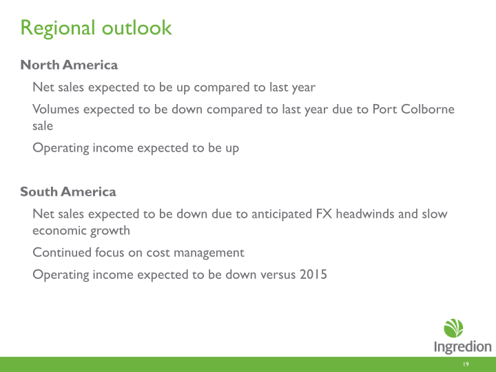 Second Quarter 2016 Earnings Call slide image #20