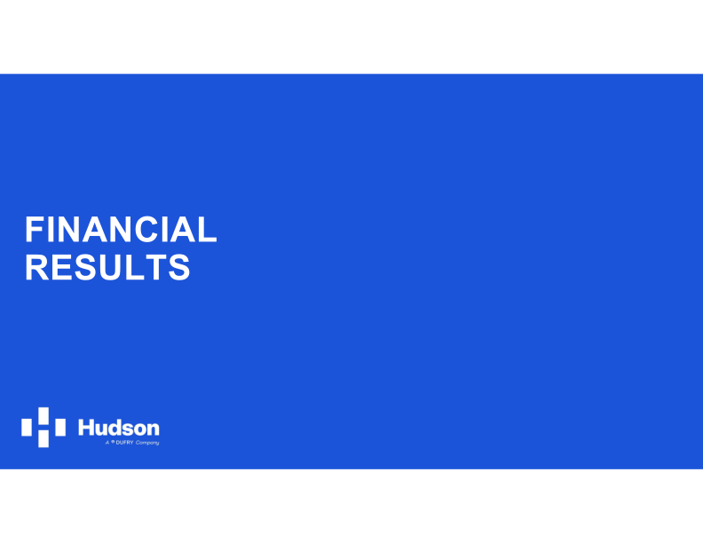 Hudson 2020 Second Quarter Results slide image #15