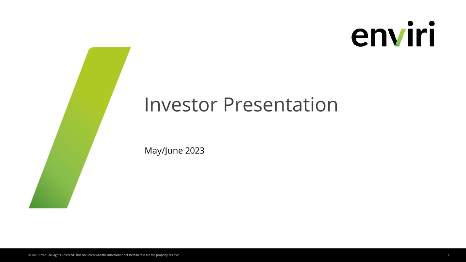 Enviri Investor Presentation image