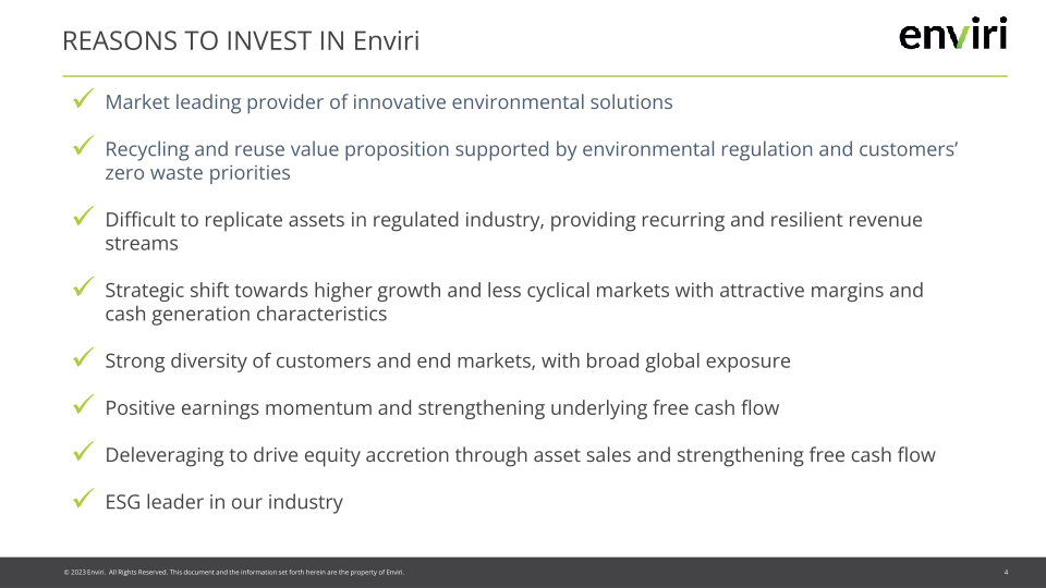 Enviri Investor Presentation slide image #5