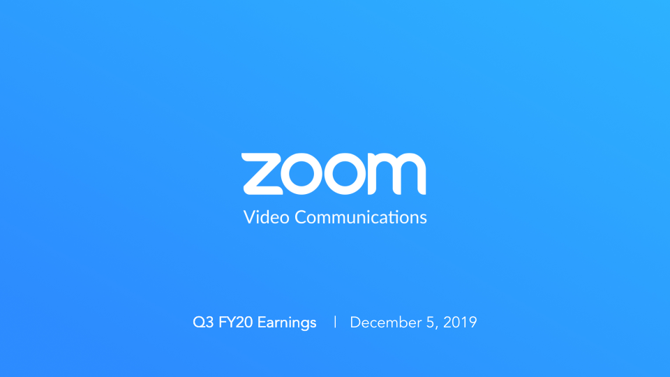 Q3 FY20 Earnings slide image #5