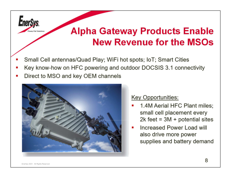 Enersys  Company Presentation slide image #10