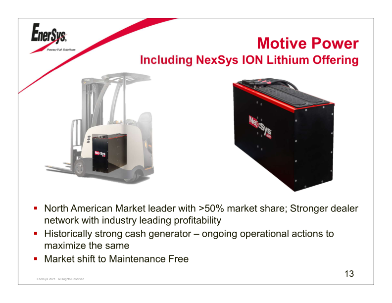 Enersys  Company Presentation slide image #15