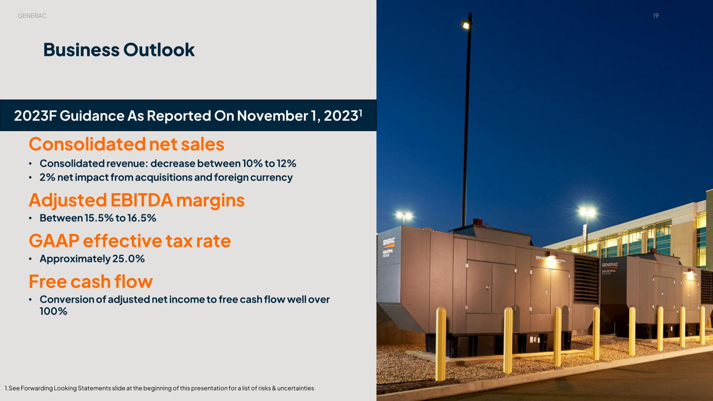 Generac Investor Presentation slide image #20