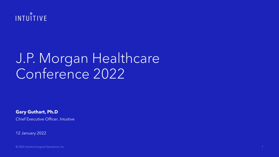 J.P. Morgan Healthcare Conference 2022 image