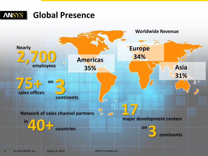 Ansys Q2 2014 Investor Presentation slide image #5