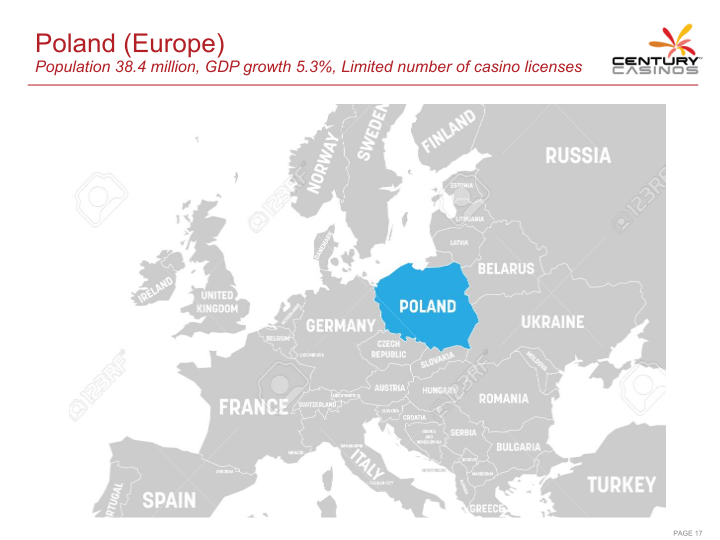 Century Casinos Inc Investor Presentation slide image #19