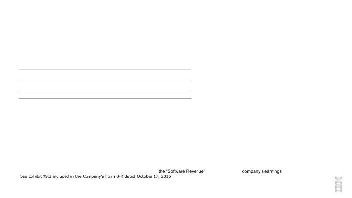 IBM 3Q 2016 Earnings slide image #30
