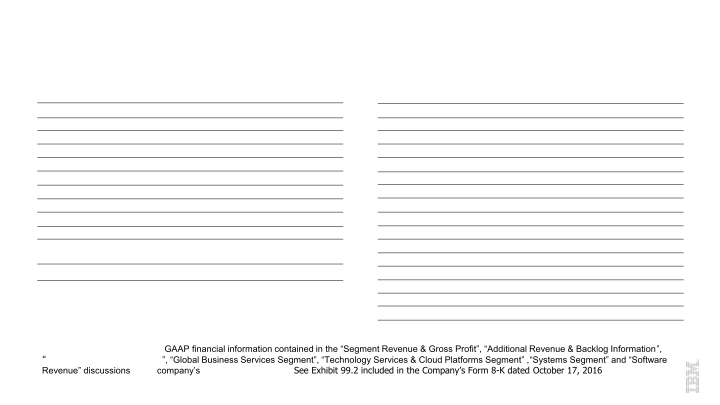 IBM 3Q 2016 Earnings slide image #28