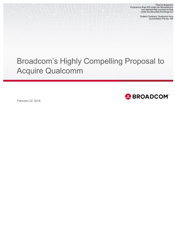 Broadcom's Highly Compelling Proposal to Acquire Qualcomm image