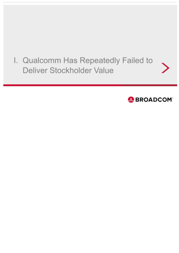 Broadcom's Highly Compelling Proposal to Acquire Qualcomm slide image #8