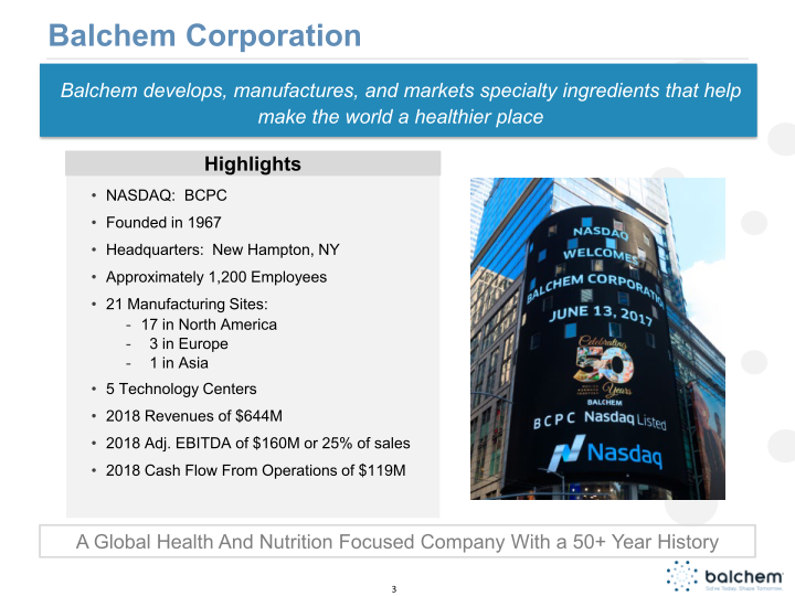 Balchem CJS Securities Investor Conference Presentation slide image #4