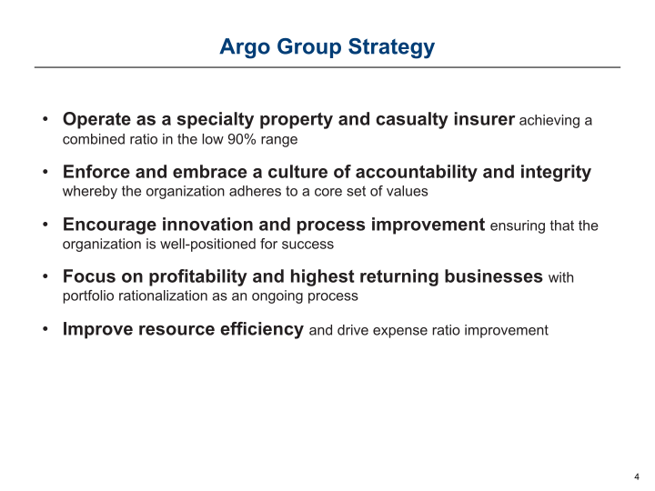 Argo Group Investor Presentation slide image #5