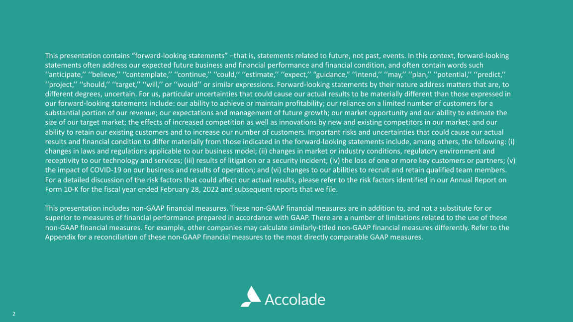 Accolade Investor Presentation slide image #3