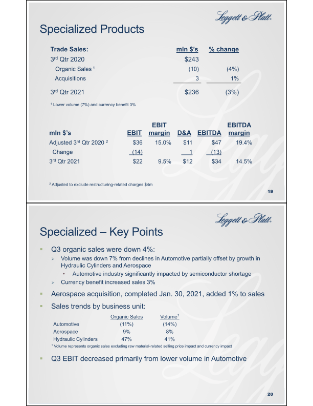 Third Quarter Summary Financial Information slide image #11