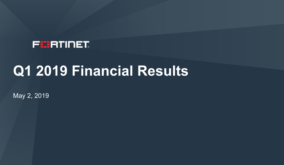 Q1 2019 Financial Results image