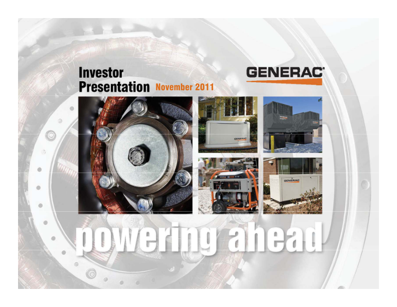 Generac Investor Presentation image