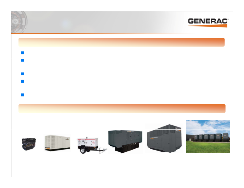 Generac Investor Presentation slide image #9