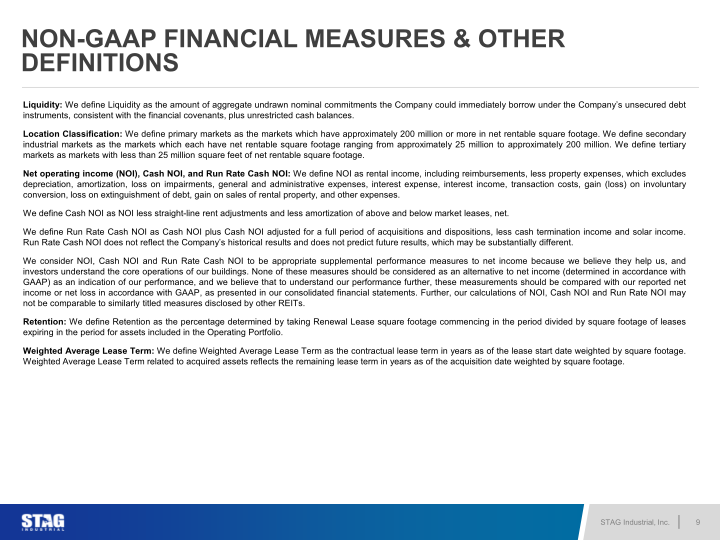 STAG Industrial 2020 Covid 19 update slide image #10