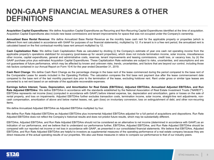 STAG Industrial 2020 Covid 19 update slide image #9