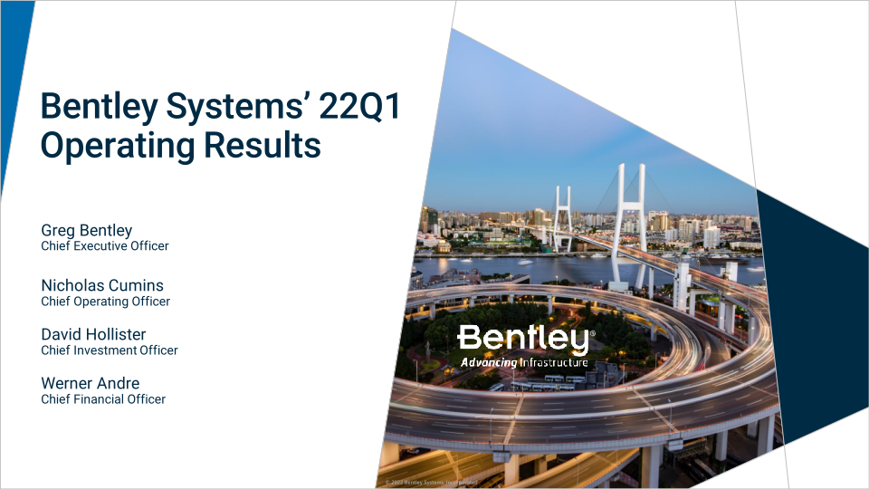 Bentley Systems’ 22Q1 Operating Results image