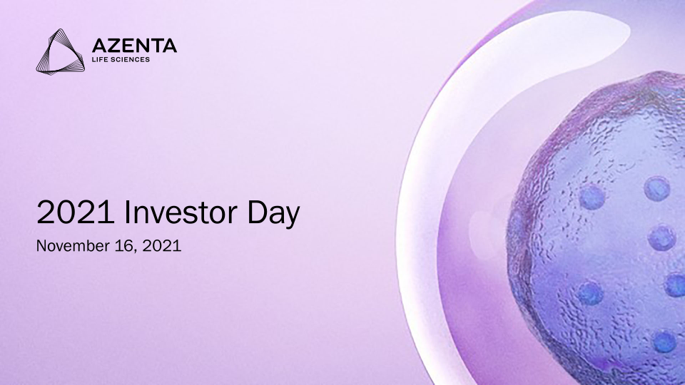 Azenta 2021 Investor Day image