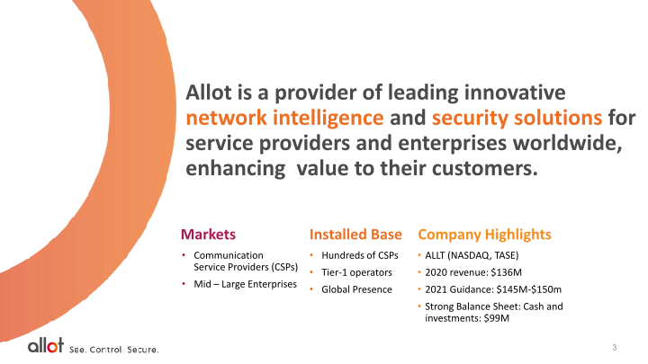 Allot Investor Presentation slide image #4