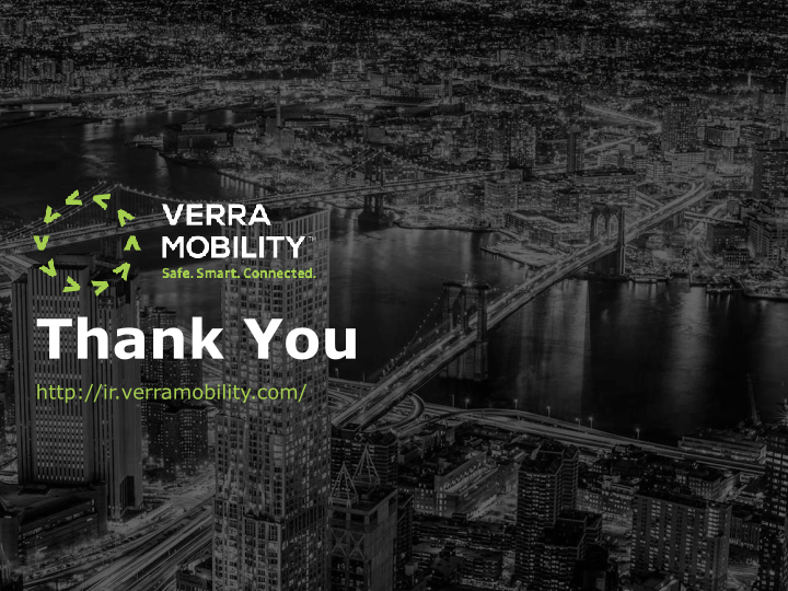 Verra Mobility Earnings Overview slide image #12