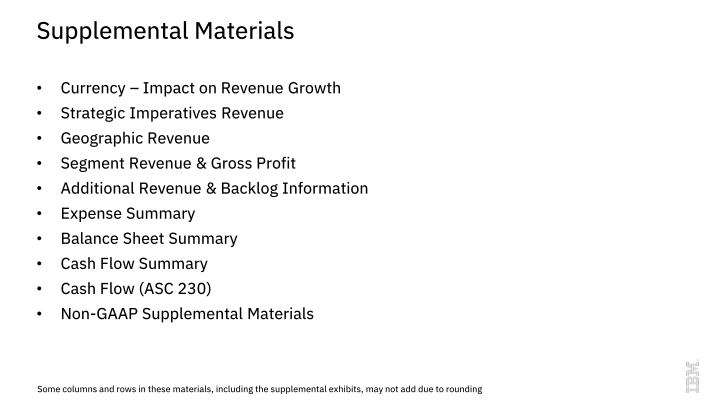 IBM 1Q 2018 Earnings slide image #14